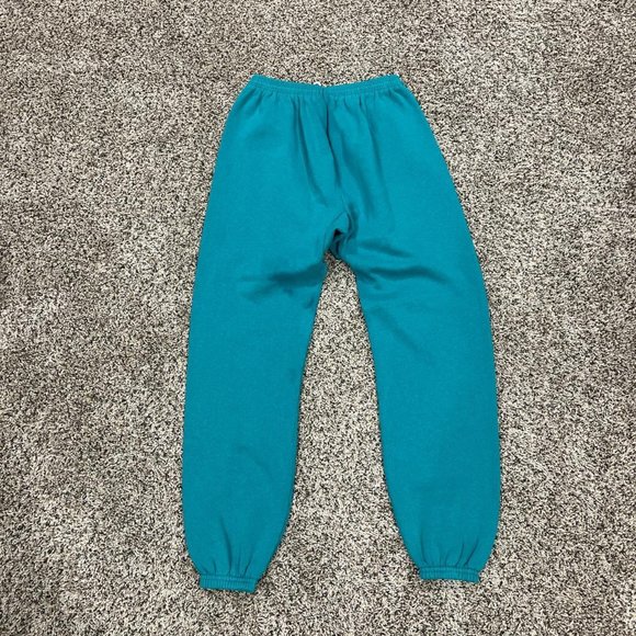 Men’s Vintage Teal Hanes Sweatpants - Picture 2 of 4